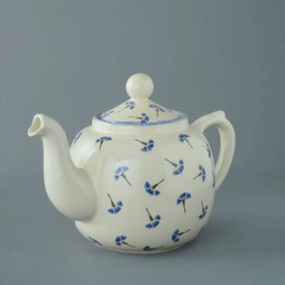 Teapot 10 Cup Cornflower