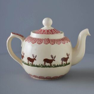 Teapot 10 Cup Reindeer