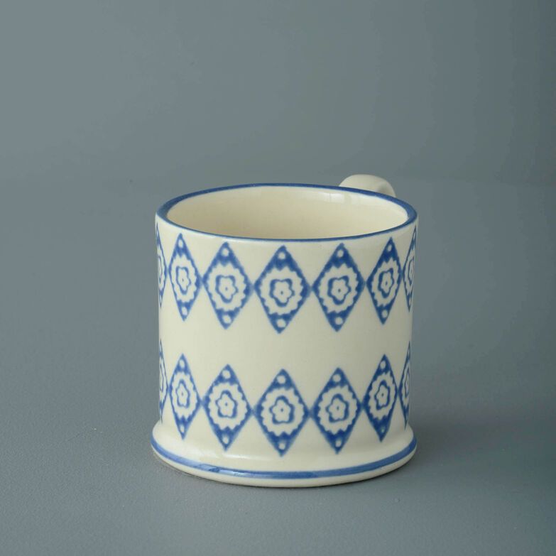 Mug Small Blue Diamond 