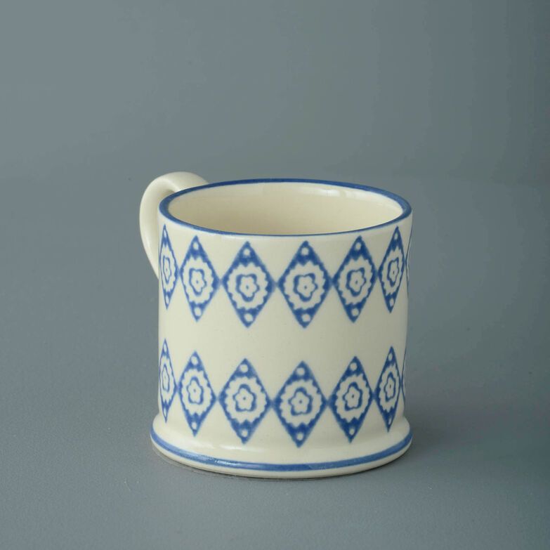 Mug Small Blue Diamond 