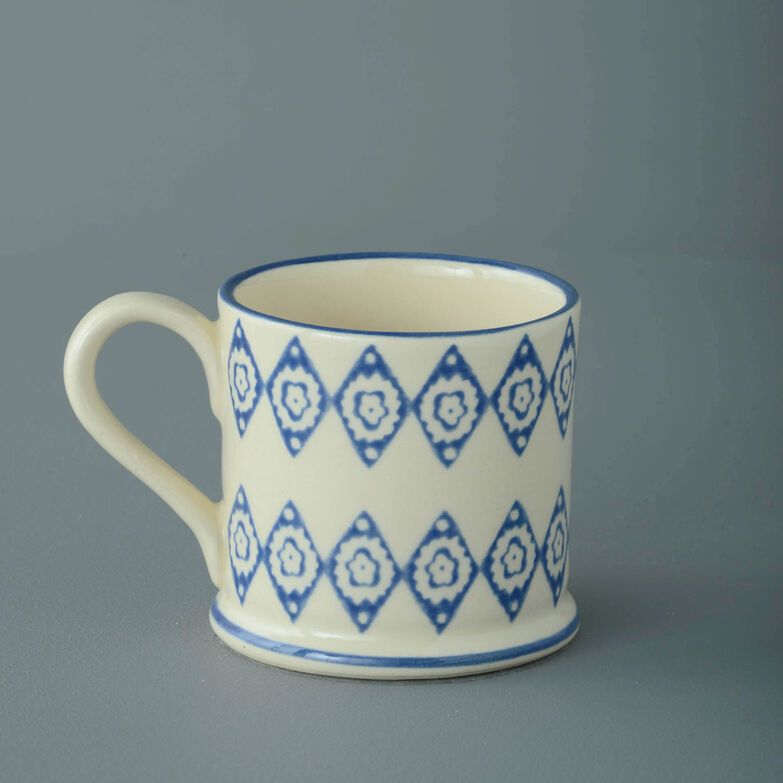 Mug Small Blue Diamond 