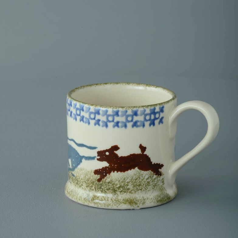 Mug Small Dog Scottie Chasing