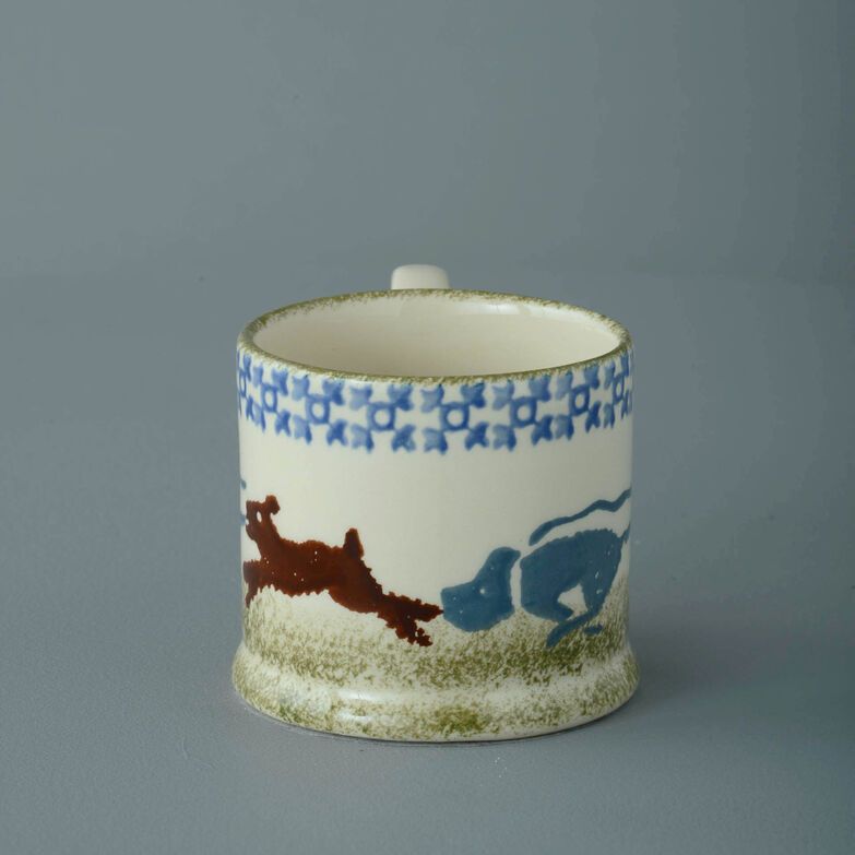 Mug Small Dog Scottie Chasing