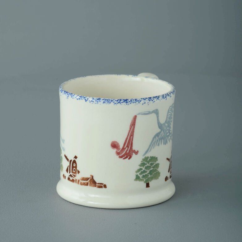 Mug Small Stork & Baby