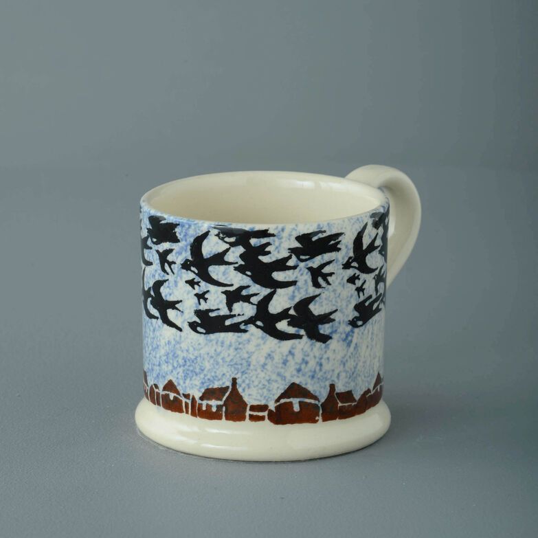 Mug Small Bird Swallows at dusk 