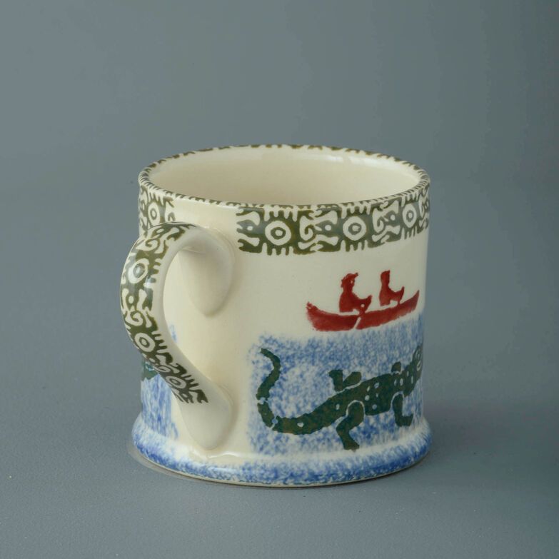 Mug Large Alligator and Boat 