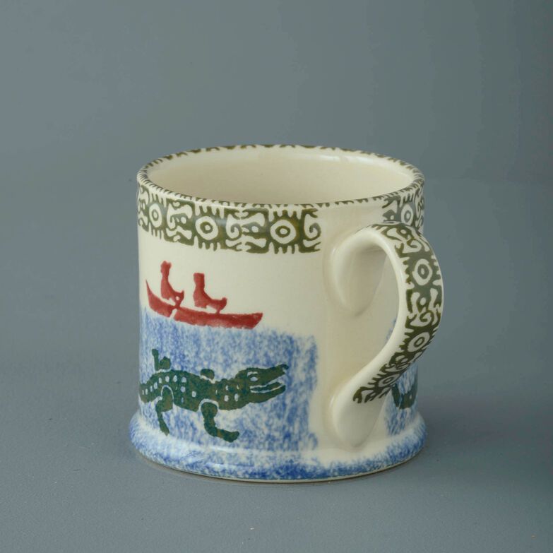 Mug Large Alligator and Boat 