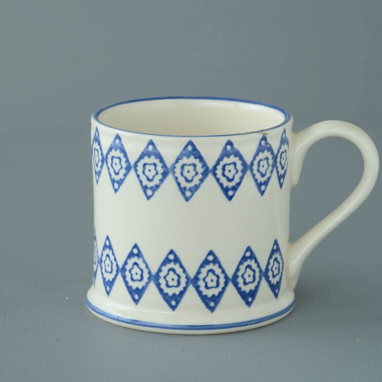 Mug Large Blue Diamond 