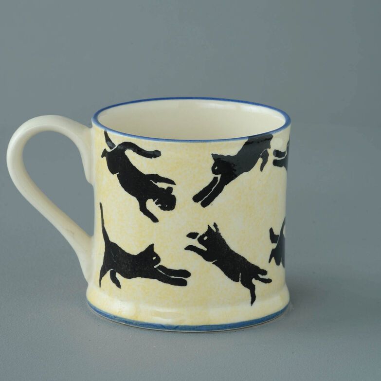 Mug Large Cats Leaping 