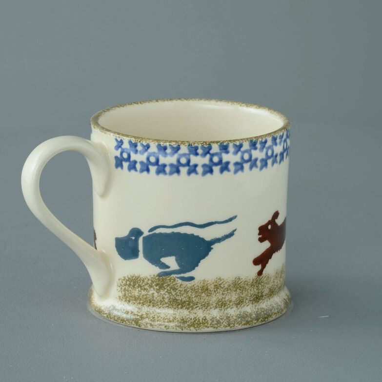 Mug Large Dog Scottie Chasing