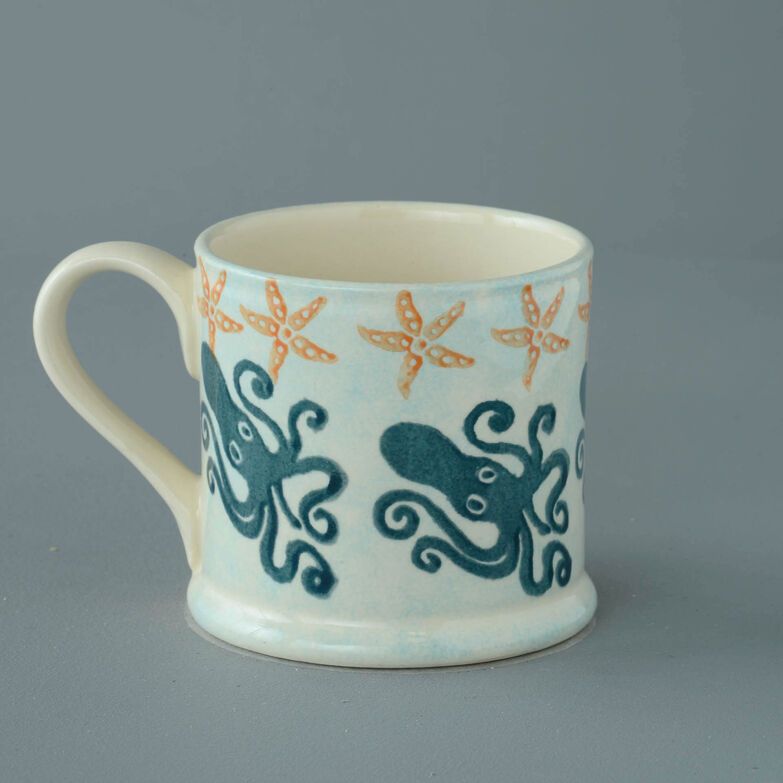 Mug Large Squid and starfish 