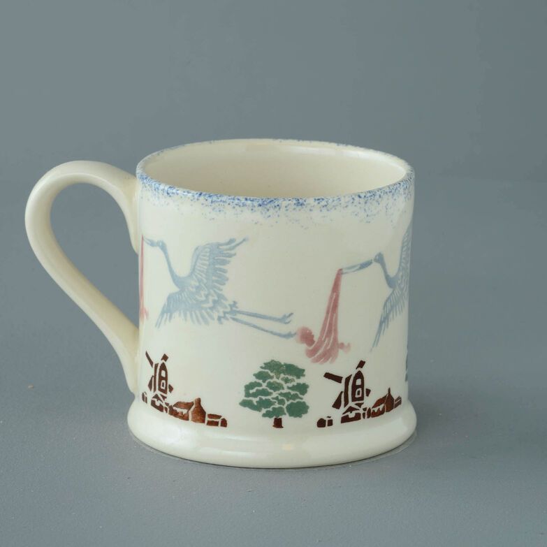 Mug Large Stork & Baby