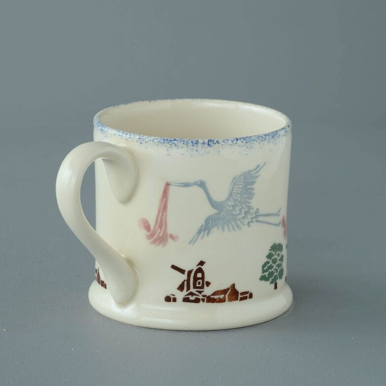 Mug Large Stork & Baby