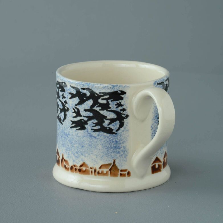 Mug Large Bird Swallows at dusk 