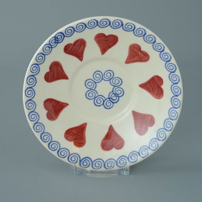 Cup & Saucer Breakfast Size Heart