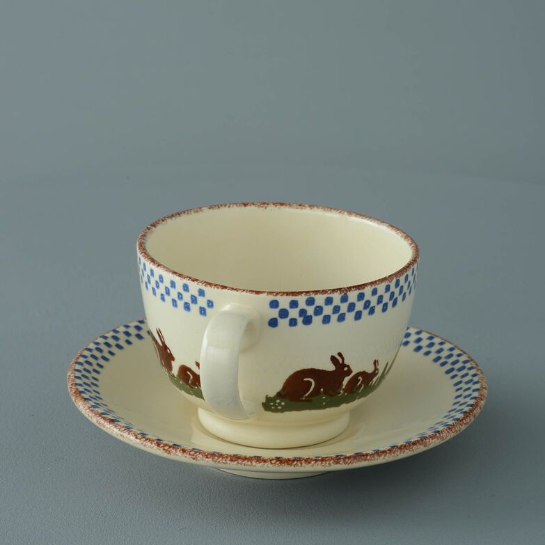 Cup & Saucer Breakfast Size Rabbit