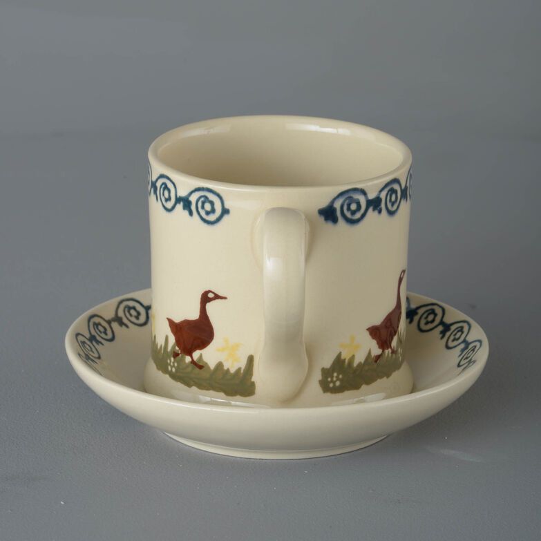 Snack Saucer & Mug Large Duck 