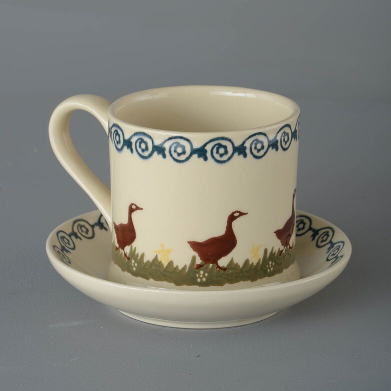 Snack Saucer & Mug Large Duck 