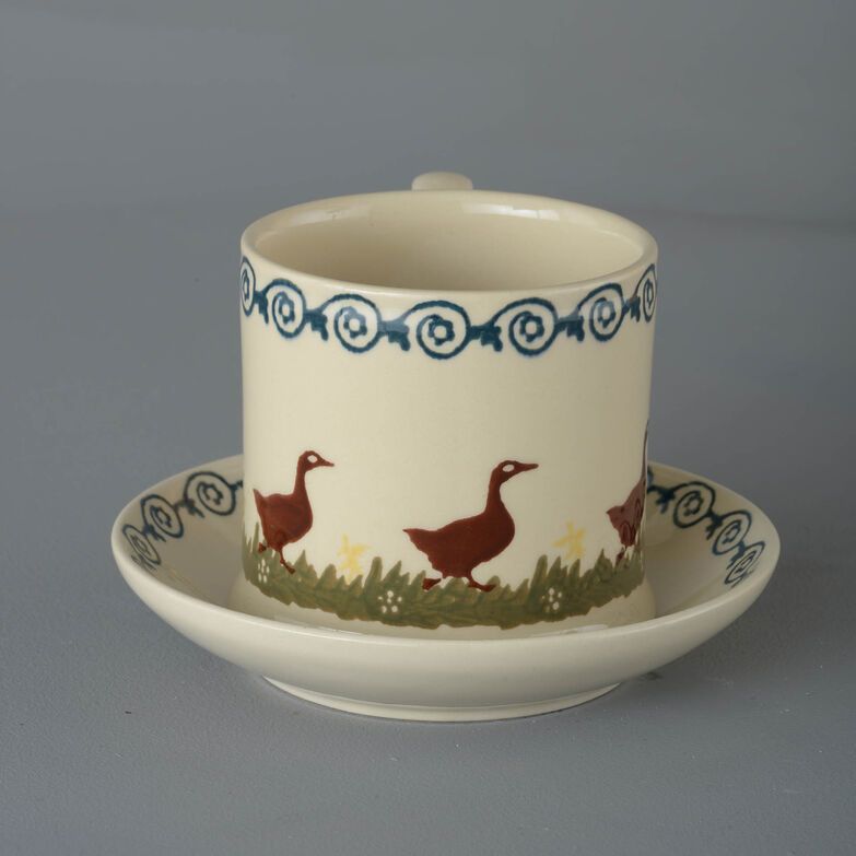 Snack Saucer & Mug Large Duck 