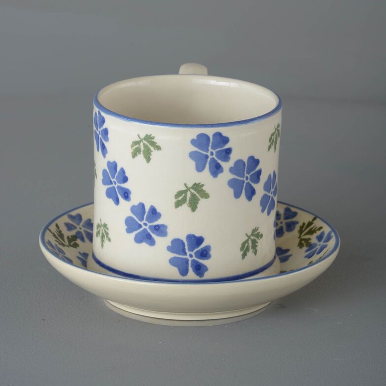 Snack Saucer & Mug Large Geranium