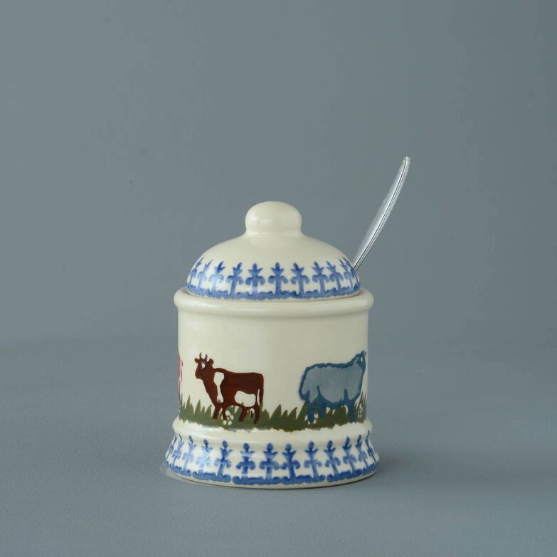 Jam Pot Small Farm Animal