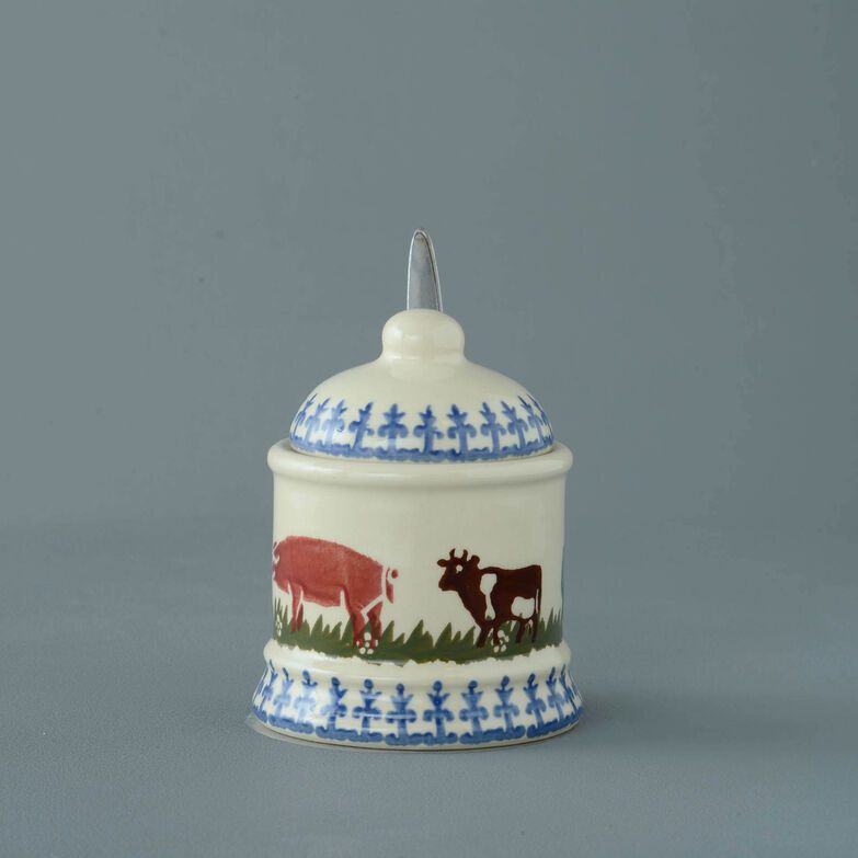 Jam Pot Small Farm Animal