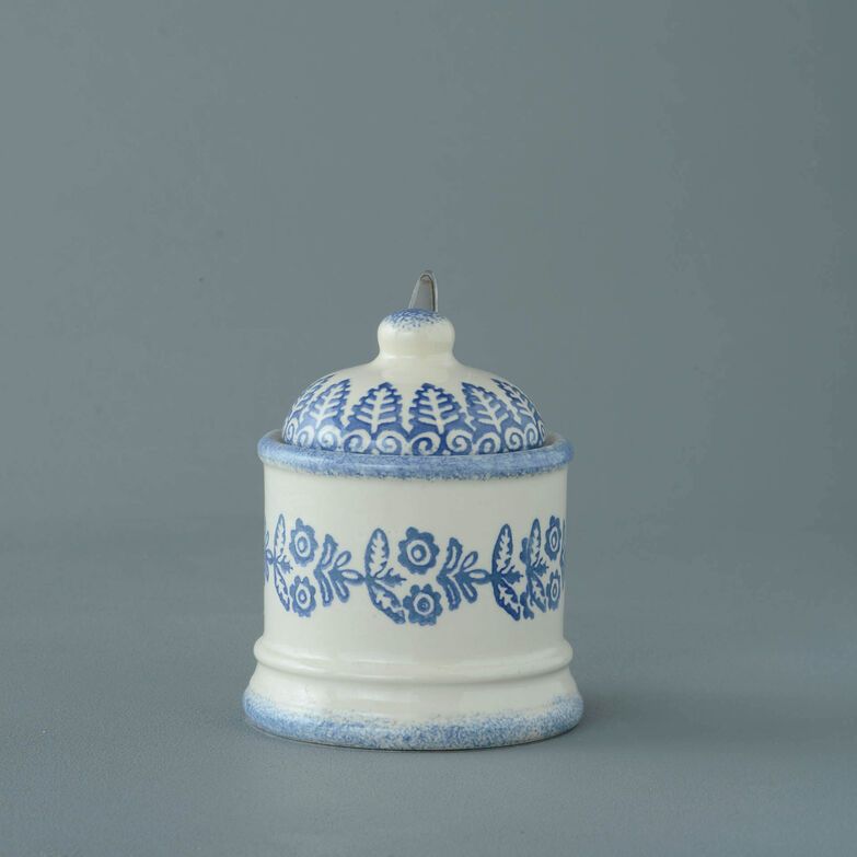 Jam Pot Small Lacey Blue
