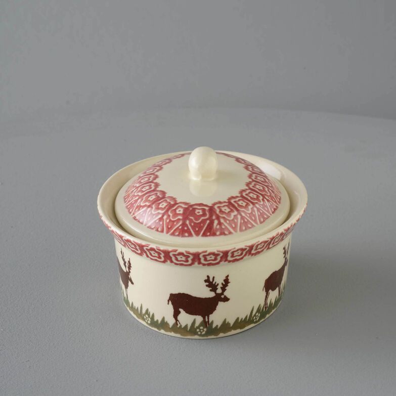 Butter dish oval Medium Reindeer