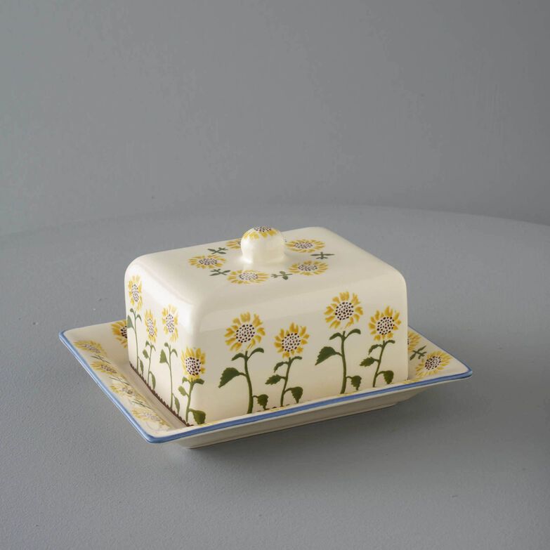 Cheese Dish Rectangular Medium Sunflower