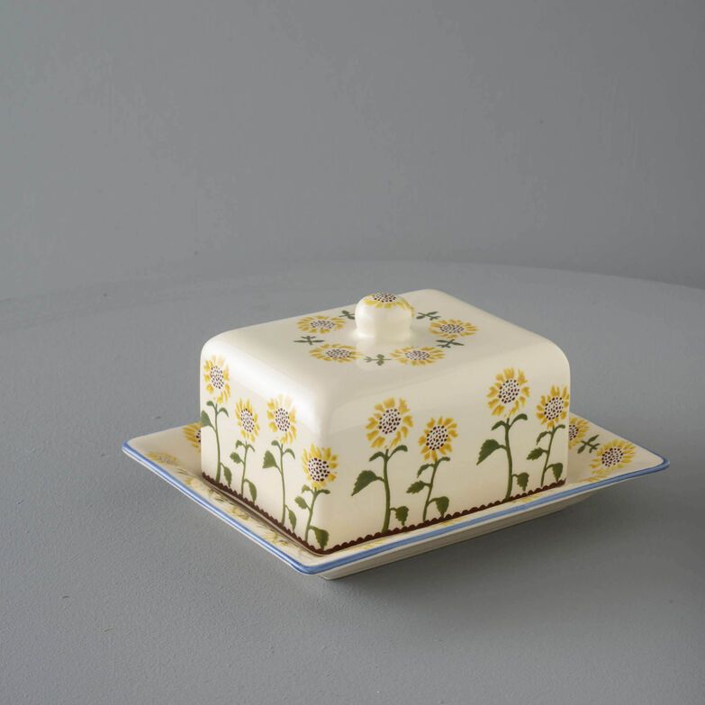 Cheese Dish Rectangular Medium Sunflower