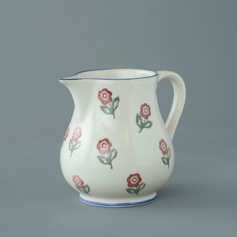 Jug Medium Scattered Rose