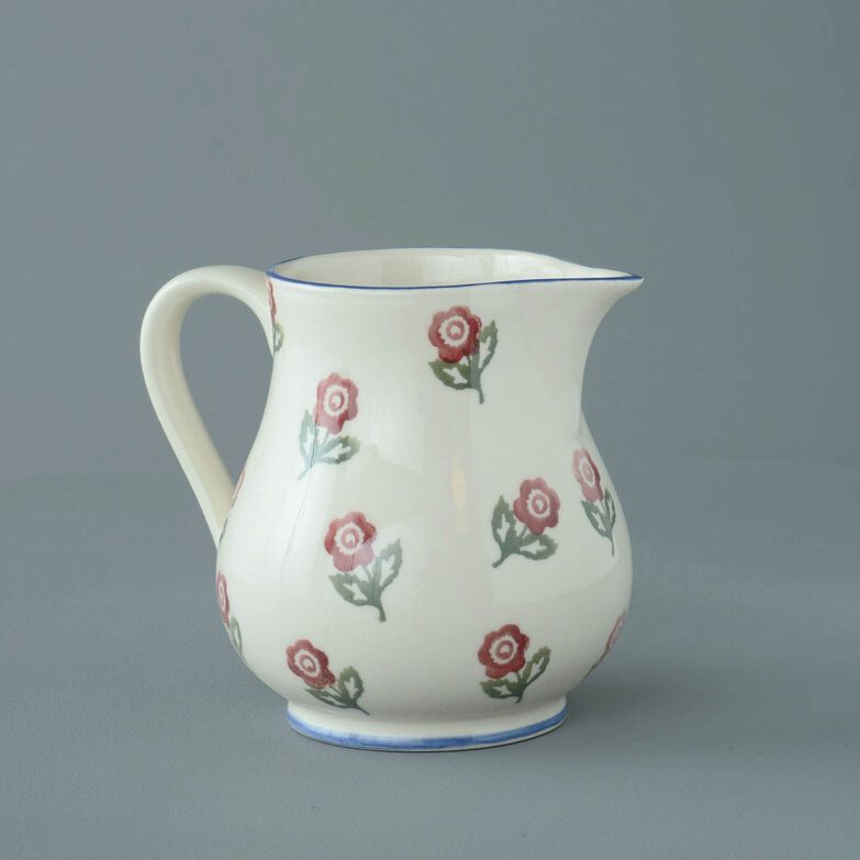 Jug Medium Scattered Rose