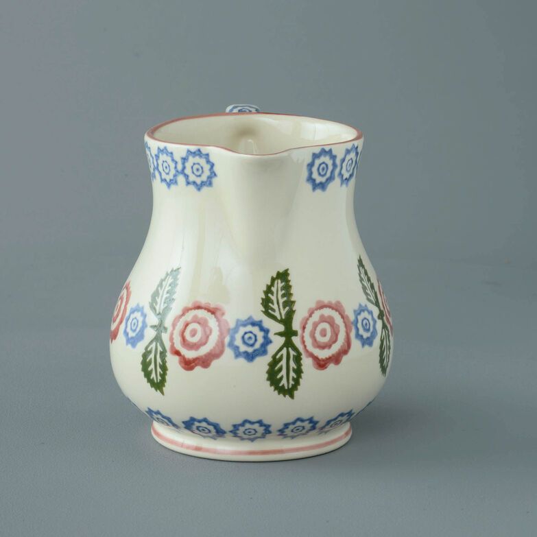 Jug Milk Victorian Floral