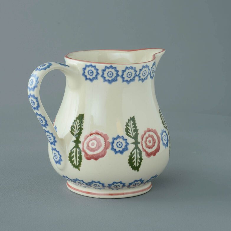 Jug Milk Victorian Floral