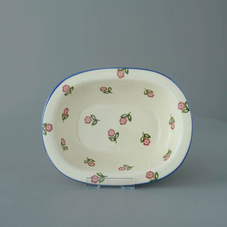 Pie Dish Standard Scattered Rose