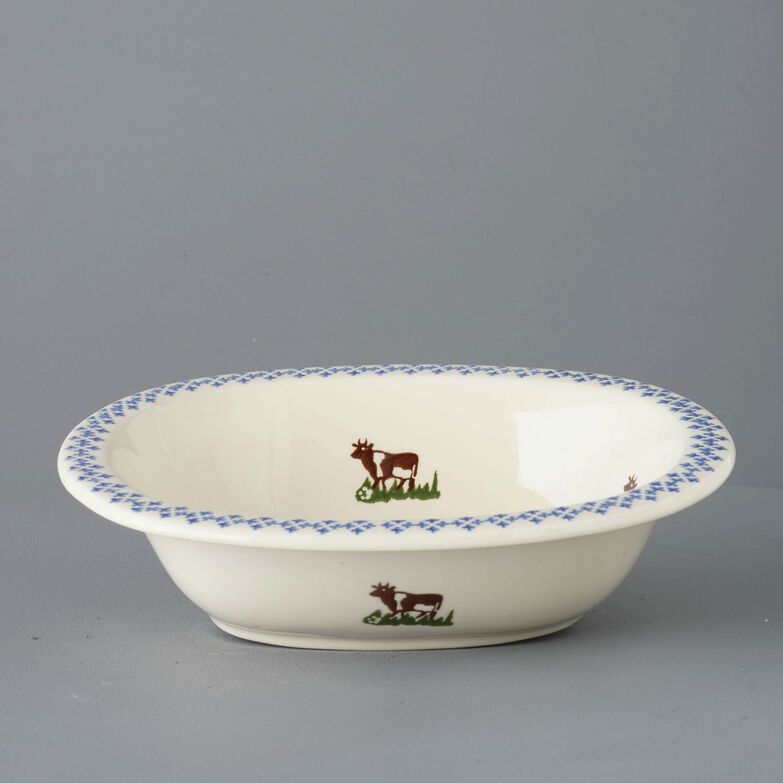 Pie Dish Large Cow