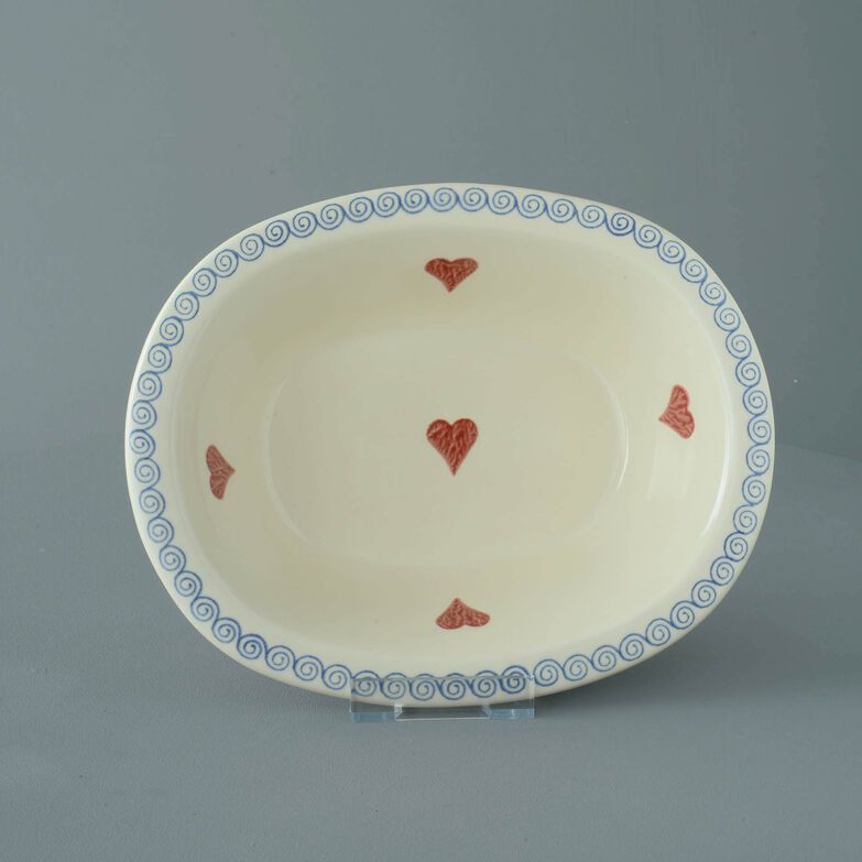 Pie Dish Large Heart