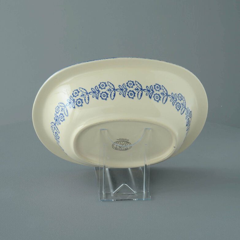 Pie Dish Large Lacey Blue