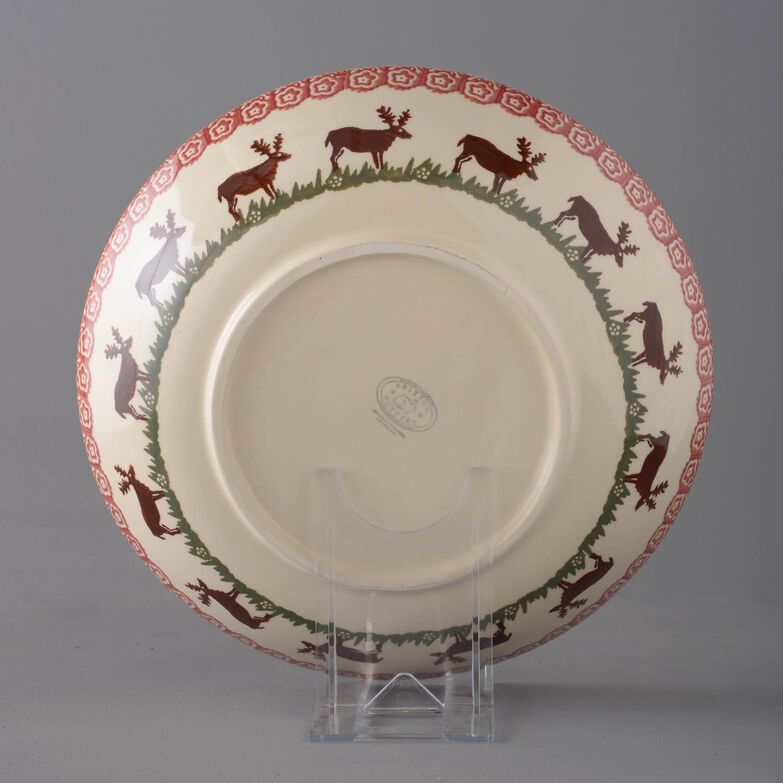 Serving Dish Round Large Reindeer