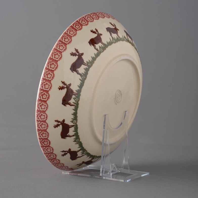 Serving Dish Round Large Reindeer