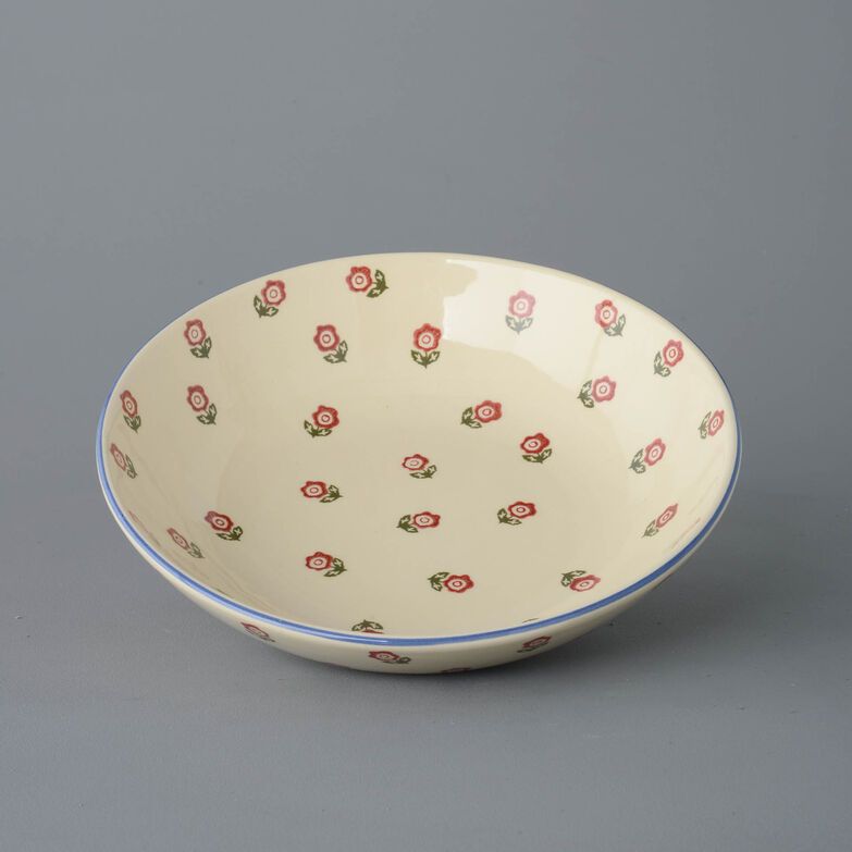 Serving Dish Round Large Scattered Rose