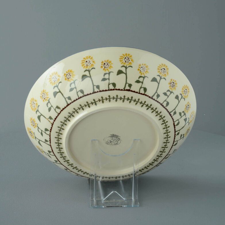 Serving Dish Round Large Sunflower