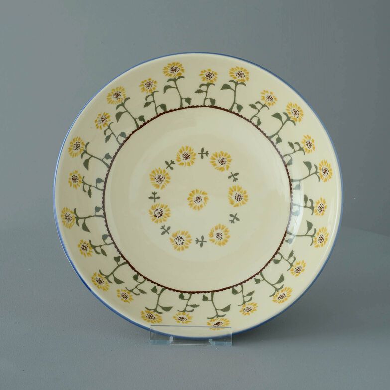 Serving Dish Round Large Sunflower