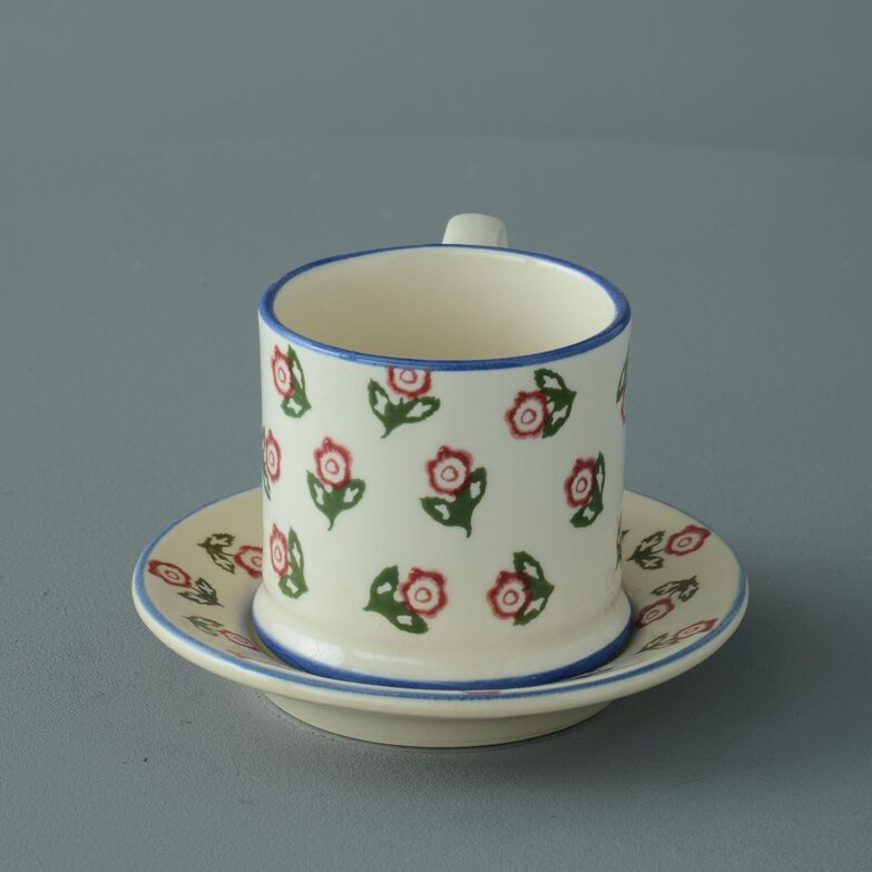 Saucer Small Scattered Rose