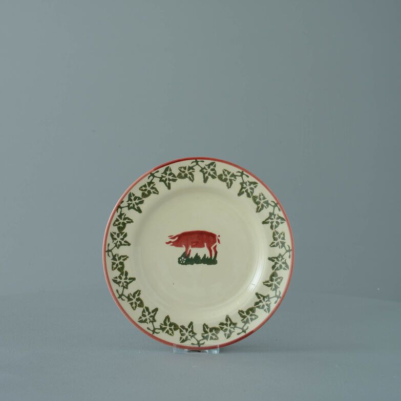 Plate Small Pink Pig