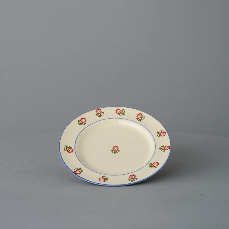 Plate Small Scattered Rose