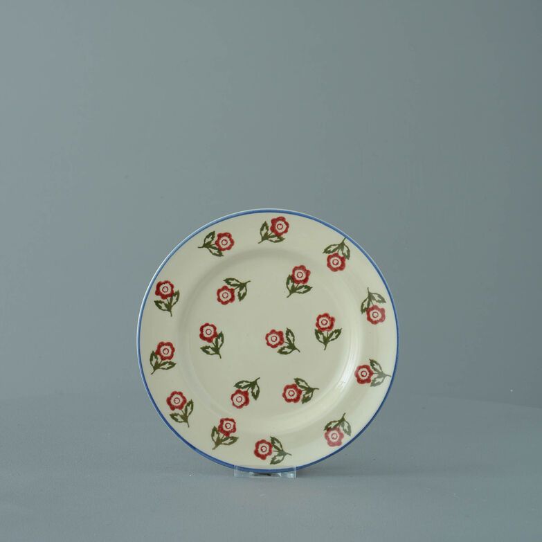 Plate Small Scattered Rose