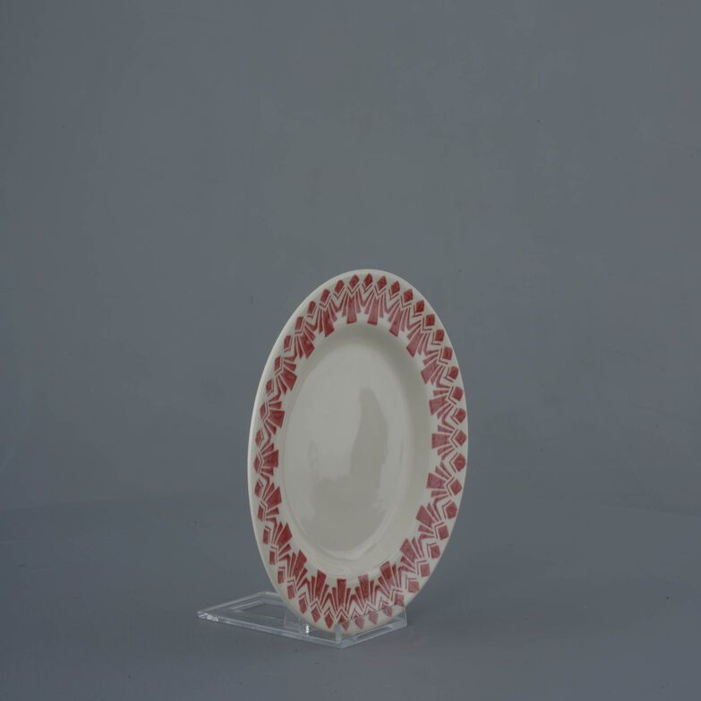 Dufort plate Small Deco Odeon Red