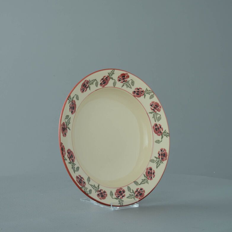 Soup Plate Medium Poppy