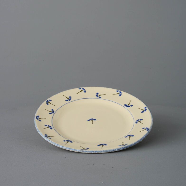 Plate Dessert Size Cornflower